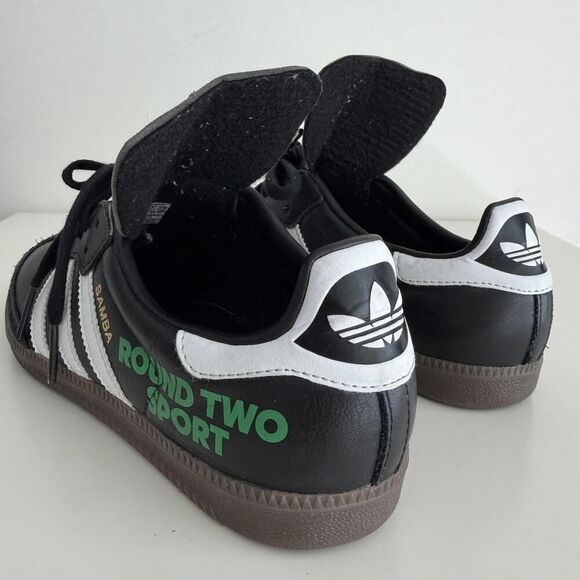 Adidas Samba Round Two Sneaker Mens 7.5 Black Leather Sport Sean Wotherspoon main image 2